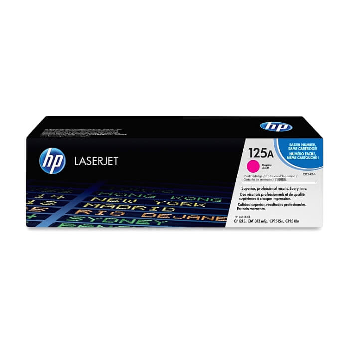 HP 125A Magenta LaserJet Toner Cartridge ID 68880