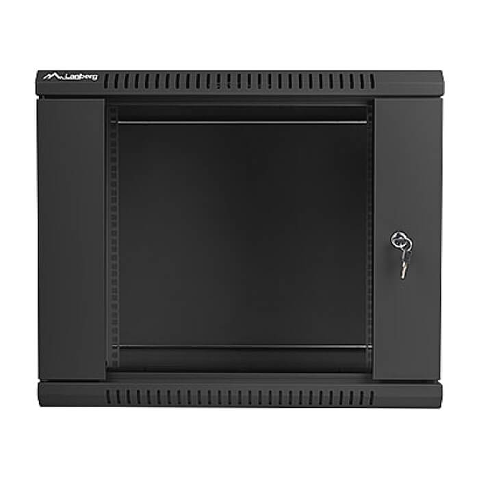 Lanberg rack cabinet 19” wall-mount 9U / 600x600 for self-assembly (flat pack), black ID 71883 на супер цена