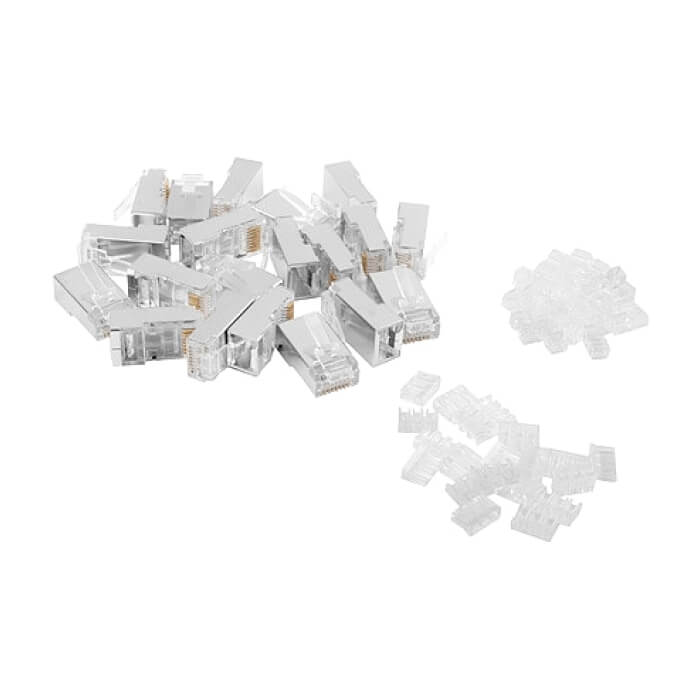 Lanberg RJ-45 CAT.6 FTP plug 8P8C OD1.2 (100 pcs) ID 72008 (тъмнейл - 2)