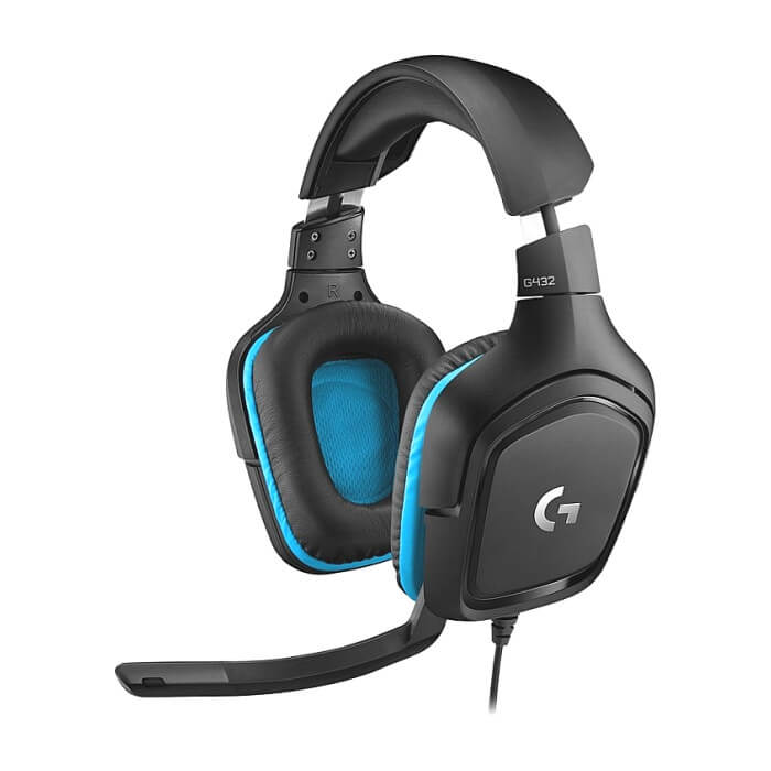 Logitech G432 Surround Headset, 50 mm Drivers, 7.1 DTS Headphone:X 2.0 Surround, Leather Ear Cushions, PC, Nintendo Switch, PS4, Xbox One, Black ID 74595 на супер цена