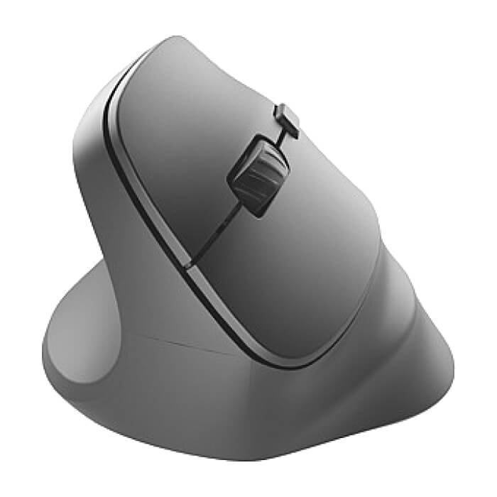 Natec Vertical Mouse Crake 2 BLUETOOTH 5.2 + 2.4GHZ BLACK 2400dpi, Left handed, black (тъмнейл - 3)