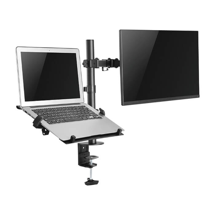 Neomounts by NewStar Flat Screen & Notebook Desk Mount (clamp/grommet) ID 66826 (тъмнейл - 5)