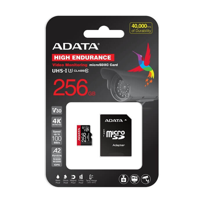 ADATA 256GB MicroSDXC UHS-I U3 V30S High (with adapter) ID 74118 на супер цена от GT Computers ADATA 256GB MicroSDXC UHS-I U3 V30S High (with adapter) ID 74118 на супер цена