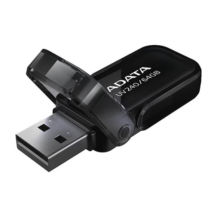 ADATA UV240 64GB USB 2.0 Black ID 74241 (тъмнейл - 2)
