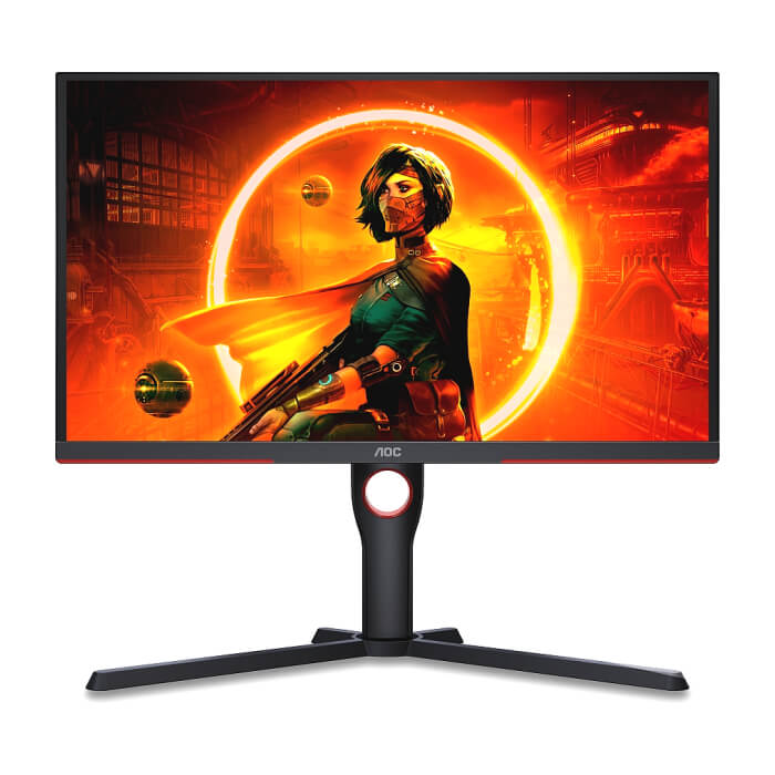 AOC 25G3ZM/BK, 24.5" VA WLED, 1920x1080@240Hz, 1ms GtG, 0.5ms MPRT, 300cd m/2, 3000:1, 80M:1 DCR, AdaptiveSync, FlickerFree, Low Blue Light, Tilt, Height Adjust, Pivot, Swivel, 2xHDMI, DP, USB hub ID 65402 на супер цена