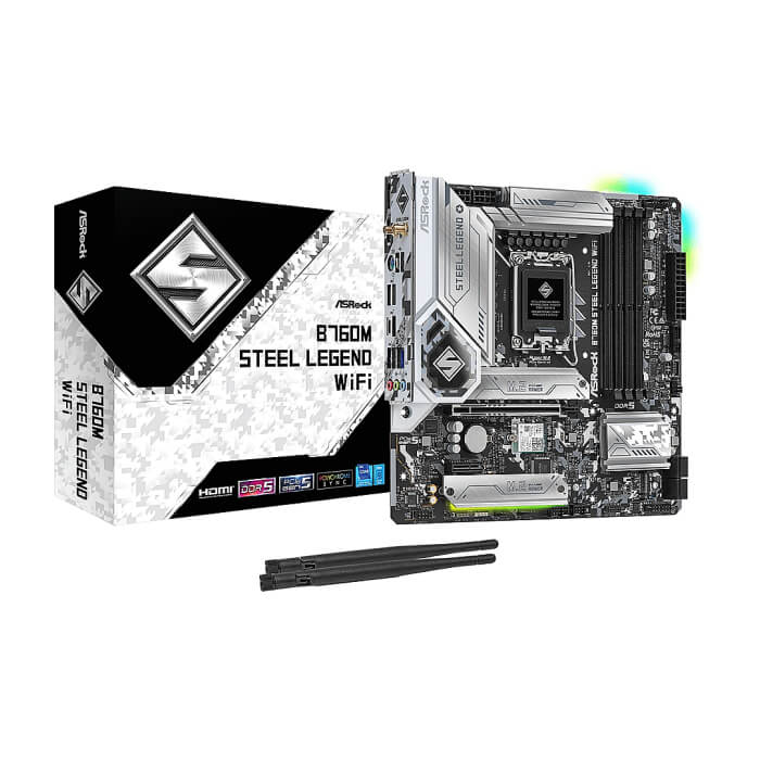 Asrock B760M Steel Legend Wi-Fi ID 63422 на супер цена