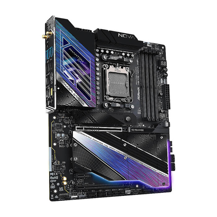 Asrock X870E Phantom Gaming Nova Wi-Fi ID 80420 (тъмнейл - 3)