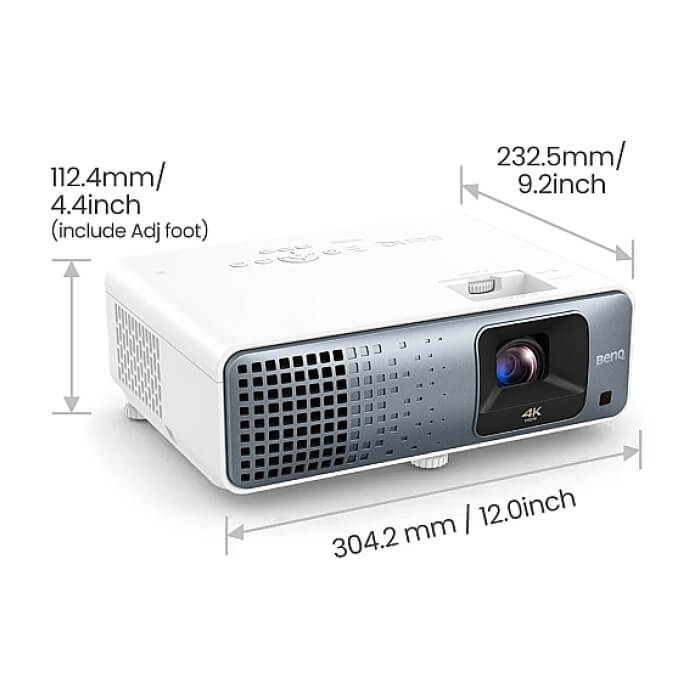 BenQ TK710STi DLP, 4K UHD (3840x2160), HDR, Ultra-fast 4ms, 10K:1, 3200 AL, 1.2x Zoom, Keystone 3D, Console Gaming, 2xHDMI, USB, RS232, Speaker 5W, eARC, Dolby Atmos, Audio out, 28 ID 95091 (тъмнейл - 4)
