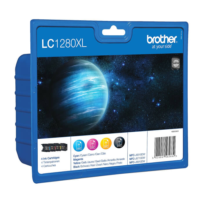 Brother LC-1280XL BK/C/M/Y Value Bonus Pack Ink Cartridge ID 69923 на супер цена