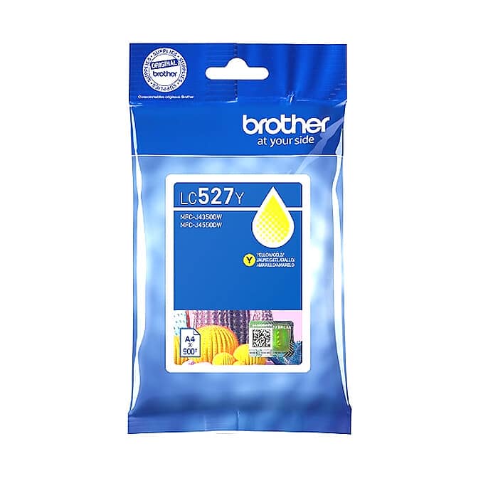 Brother LC527Y Yellow Ink Cartridge for MFCJ5010DW/MFCJ5110DW - 900 page yield ID 99405 на супер цена