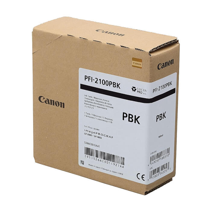 Canon PFI-2100, Photo Black ID 70474 (тъмнейл - 2)