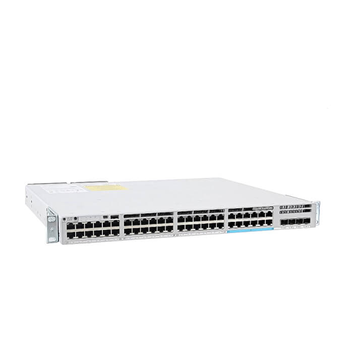 Cisco Catalyst 9300 48-port fixed uplinks UPOE, 12x mGig (100M/1G/2.5G/5G/10G) + 36x 10M/100M/1G copper, 4x 10G uplinks, Network Essentials