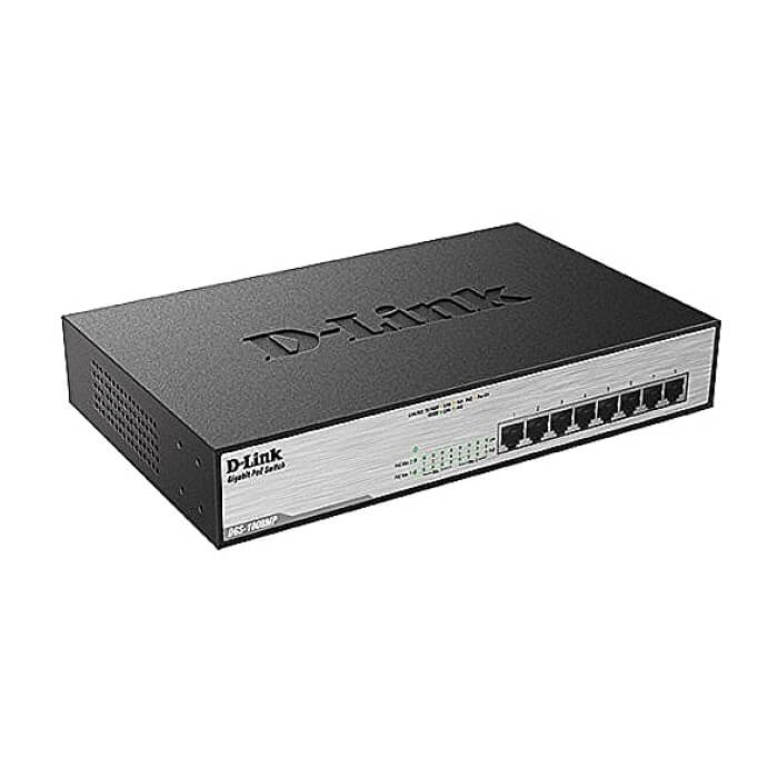 D-Link 8-Port Desktop Gigabit PoE+ Switch (тъмнейл - 2)
