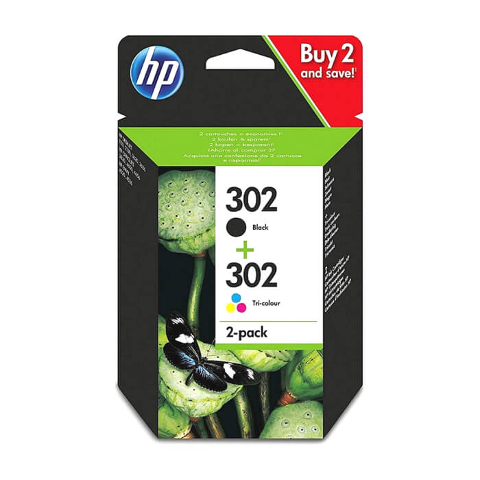 HP 302 2-pack Black/Tri-color Original Ink Cartridges ID 69372 на супер цена