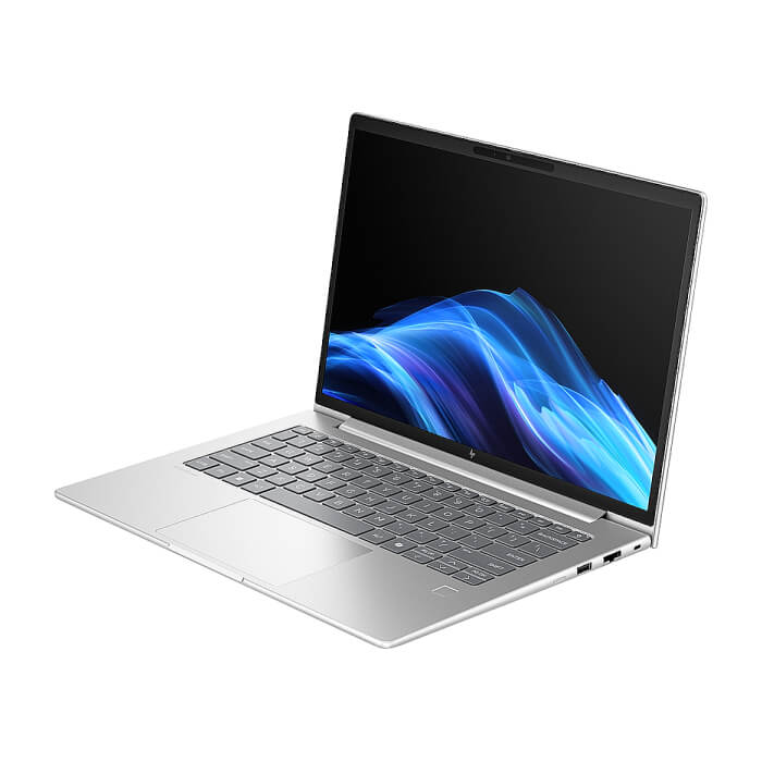 HP EliteBook 6 G1i AI 16" Pike Silver, Ultra 7-255U (up to 5.2GH/12MB/12C), 16" WUXGA AG 300nits, 16GB 5600Mhz 1DIMM, 512MB PCIe SSD, WiFi 7 + BT 5.4, FPR, Smart Card Rea ID 90803 (тъмнейл - 3)