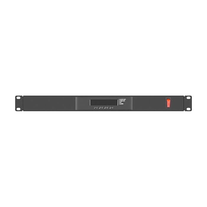 Lanberg 19" fan unit / ventilation panel with lcd 4 fans + thermostat, 230V, black ID 62871 (тъмнейл - 4)