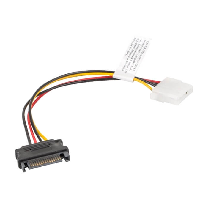 Lanberg molex (f) -> SATA (m), cable 15cm (тъмнейл - 2)