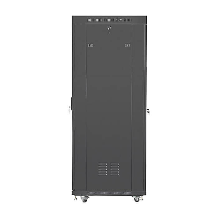 Lanberg rack cabinet 19" free-standing 37U/800x1000 (flat pack) with glass door lcd black v2 ID 87188 (тъмнейл - 5)