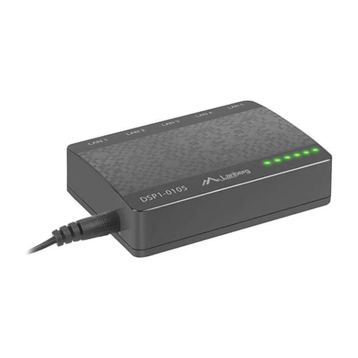 Lanberg switch DSP1-0105 5-port, 100MB/s (тъмнейл - 4)