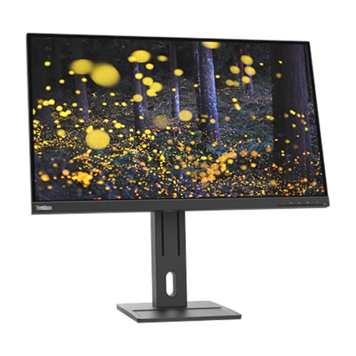 Lenovo ThinkVision E27q-20E 27" IPS, 16:9, 2560x1440, 4 ms, 1000:1, HDMI, DP, Tilt, Swivel, Pivot, Height Adjust Stand ID 65131 (тъмнейл - 3)