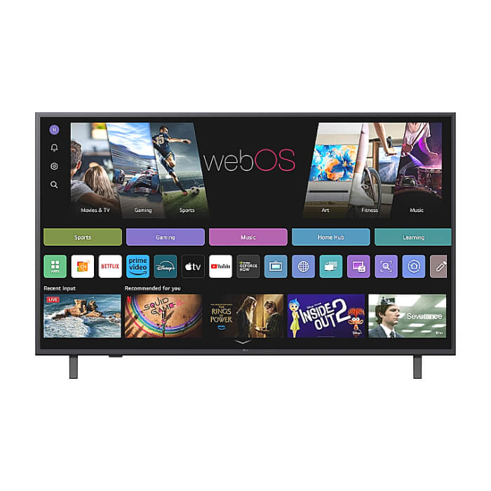 LG 50UA74003LB, 50" 4K UltraHD TV 4K (3840x2160), DVB-T2/C/S2, webOS 25 Smart, ThinQ AI, Alpha 7 AI Processor, WiFi, HDR10 pro, HLG, ALLM/HGiG, 4K Upscaling, AI Sound pro, Mul ID 92049