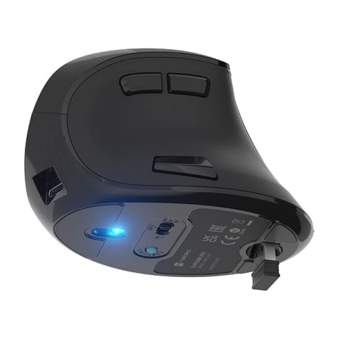 Natec Euphonie Pro Wireless Vertical Mouse BT 5.0 4000DPI, Silent, Programmable (тъмнейл - 5)