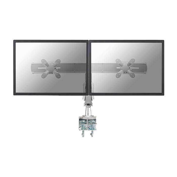 Neomounts by NewStar Flat Screen Desk Mount (clamp) for 2 Monitor Screens ID 66784 (тъмнейл - 2)
