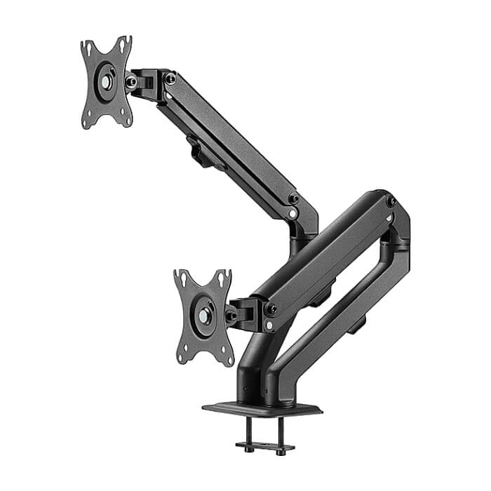 Neomounts by NewStar Flat Screen Desk Mount (stand/grommet) for 2 screens ID 66822 (тъмнейл - 5)