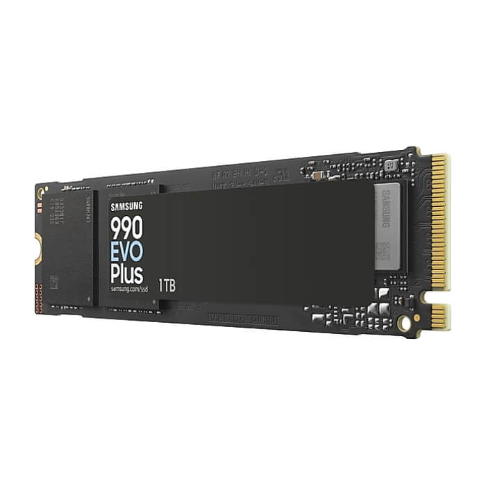 Samsung SSD 990 EVO Plus 1TB PCIe 4.0 NVMe 2.0 M.2 V-NAND 3-bit MLC, 256-bit Encryption, Read 7150 MB/s Write 6300 MB/s ID 83952 (тъмнейл - 3)