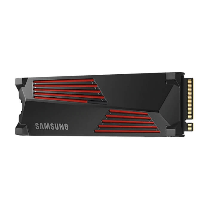 Samsung SSD 990 PRO 1TB Heatsink PCIe 4.0 NVMe 2.0 M.2 V-NAND 3-bit MLC, 256-bit Encryption, Read 7450 MB/s Write 6900 MB/s ID 97587 (тъмнейл - 3)