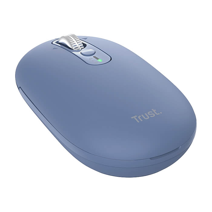 TRUST Seron Slim Multi-Wireless Hyperscroll Mouse Blue (тъмнейл - 3)