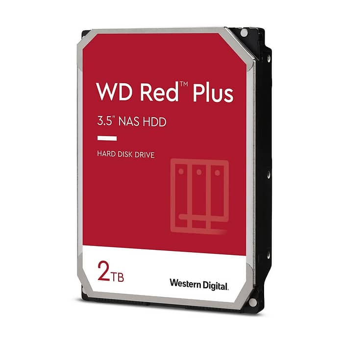 Western Digital Red 2TB Plus ( 3.5", 128MB, 5400 RPM, SATA 6Gb/s ) (тъмнейл - 2)