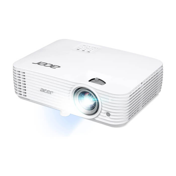 Acer Projector H6830BD, DLP, 4K2K UHD (3840 x 2160), 4000 ANSI Lm, 10 000:1, HDR Comp., Blu-Ray 3D support, Auto Keystone, AC power on, Low input lag, 2xHDMI, RS-232, Audio Out, SPDIF Audio (Optical), USB(Type A, 5V/1,5A), 1x10W, 2.88Kg, White ID 65895 (тъмнейл - 2)