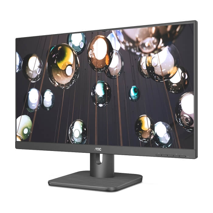 AOC 24E1Q, 23.8" WLED IPS, 1920x1080@60Hz, 5ms GtG, 250cd/m2, 1000:1, DCR 20m:1, FlickerFree, Low Blue Light, 2Wx2, Tilt, D-SUB, HDMI, DP ID 65425 (тъмнейл - 2)