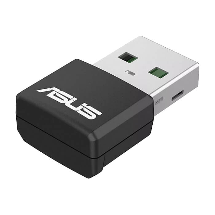 Asus USB Adapter, USB-AX55 Nano, AX1800, Dual-Band, USB 2.0 x1, OFDMA, MU-MIMO (тъмнейл - 2)