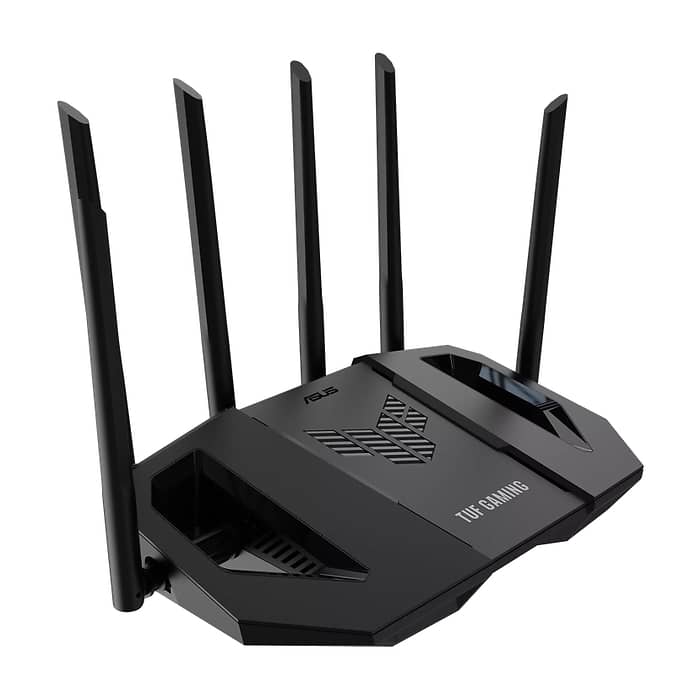 AsusTUF Gaming, BE6500 Dual Band WiFi 7 Router, 4K-QAM, Multi-Link Operation (MLO), Quad 2.5GbE port, Mobile Game Mode, Gear Accelerator, Gaming Port, Open NAT, Smart Home Master, Subscription-Free Security, AiMesh support, 4G/5G Auto Mobile Tethering (тъмнейл - 5)