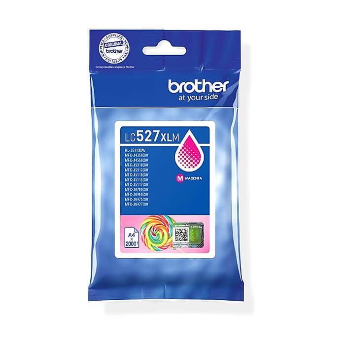 Brother LC527XLM Magenta Ink Cartridge for MFCJ5010DW/MFCJ5110DW - 2000 page yield ID 99401 на супер цена
