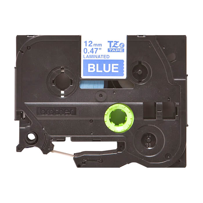 Brother TZe-535 Tape, White on Blue, Laminated, 12mm, 8m ID 70728 на супер цена