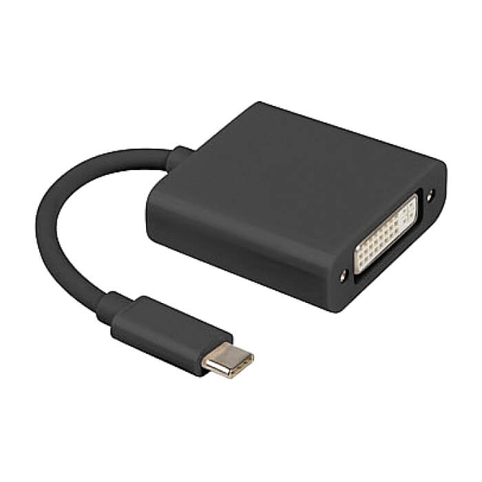 Lanberg adapter USB type-c (m) -> DVI-I (f) (24+5), black на супер цена