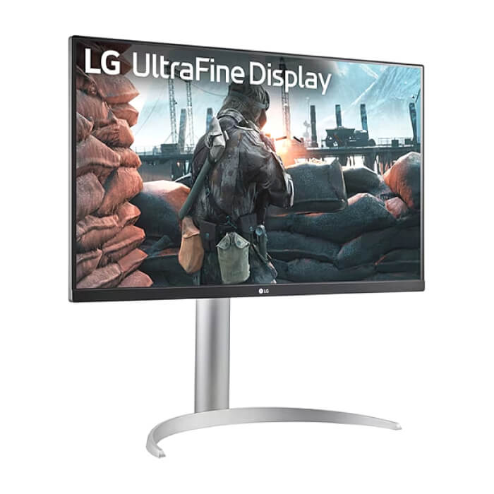 LG 27UP650P-W, 27" UHD 4K IPS AG, DCI-P3 95%, Cinema Screen, 5ms, 1200:1, Mega DFC, 400 cd/m2, 3840x2160, AMD FreeSync, HDR 10, VESA Display HDR 400, HDMI, DisplayPort, FreeSy ID 87738 (тъмнейл - 3)