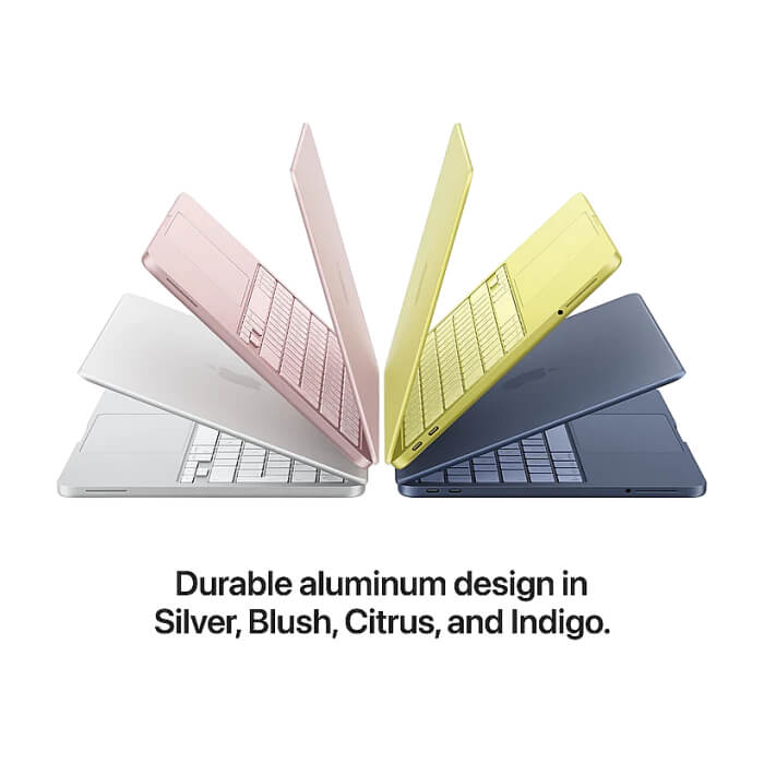 MacBook Neo 13: Apple A18 Pro chip with 6-core CPU and 5-core GPU, 8GB, 512GB SSD, Touch ID - Blush ID 98054 (тъмнейл - 3)