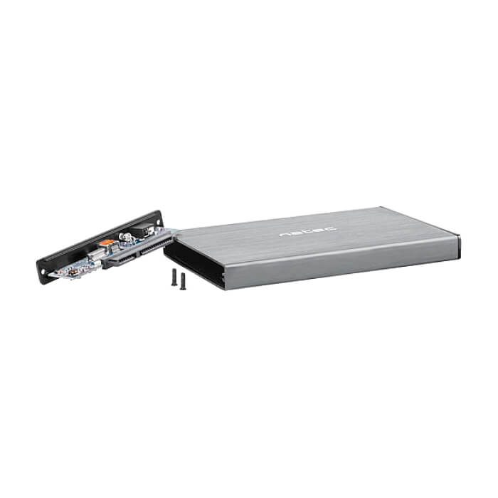 Natec External HDD/SSD Enclosure Rhino Go SATA 2.5" USB 3.0 Grey ID 73748 (тъмнейл - 3)