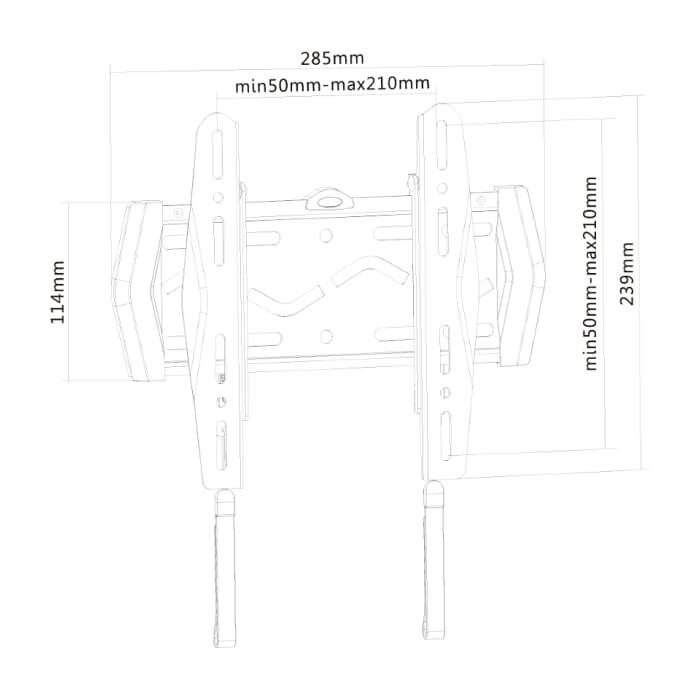 Neomounts by NewStar Flat Screen Wall Mount (fixed, ultrathin) ID 66899 (тъмнейл - 3)