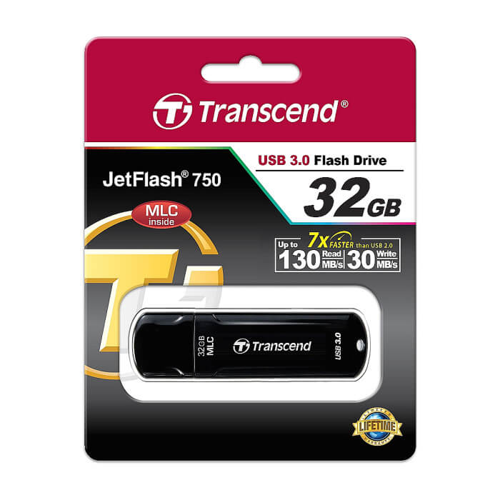 Transcend 32GB JETFLASH 750, USB 3.0, black ID 74173 на супер цена