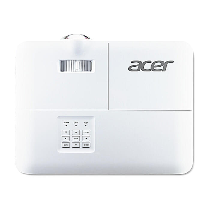 Acer Projector S1387n, DLP, Short Throw 0.5, WXGA (1280x800), 4000 ANSI Lum, 20 000:1, 1x Zoom, 2x HDMI (1.4b), Component Video (D-sub), PC Audio 3.5mm, RCA, DC Out (5V/1A, USB-A), ID 96714 (тъмнейл - 4)