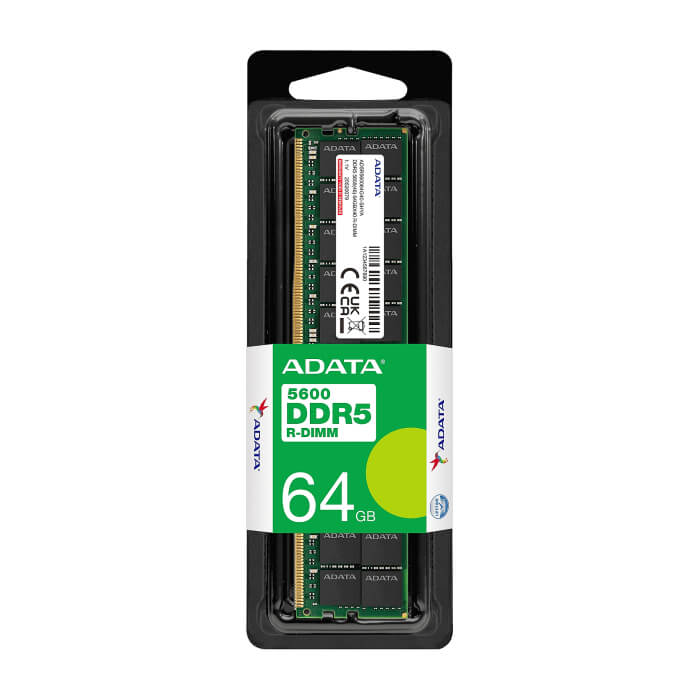 ADATA 64GB DDR5 5600 MHz R-DIMM ID 98511 на супер цена от GT Computers ADATA 64GB DDR5 5600 MHz R-DIMM ID 98511 на супер цена