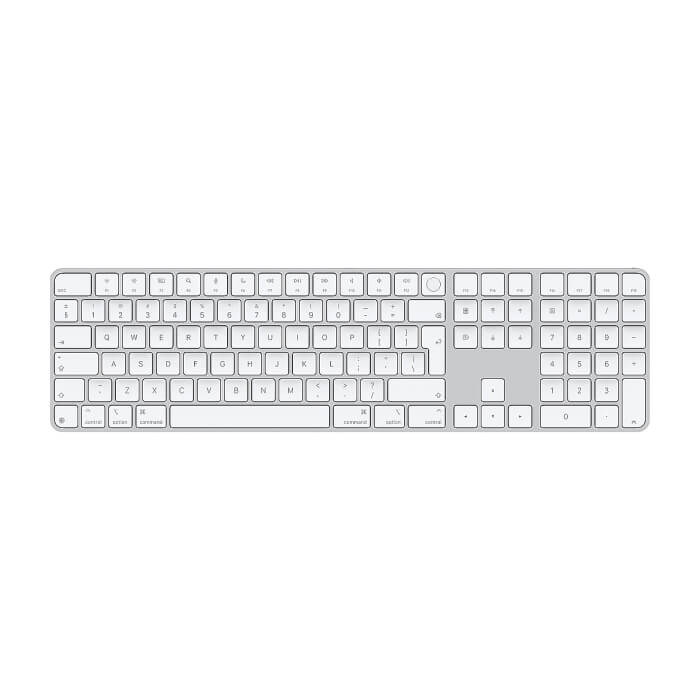 Apple Magic Keyboard (2024) w Touch ID and Numeric Keypad - International English - White Keys на супер цена