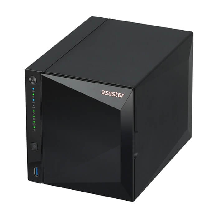 Asustor AS3304T_V2, 4 bay NAS, Realtek RTD1619B, Quad-Core, 1.7GHz, 2GB DDR4 (not ex.), 2.5GbE x1, USB3.2 Gen1 x3, WOW (Wake on WAN), Ttoolless installation, with hot-swappable tra (тъмнейл - 5)