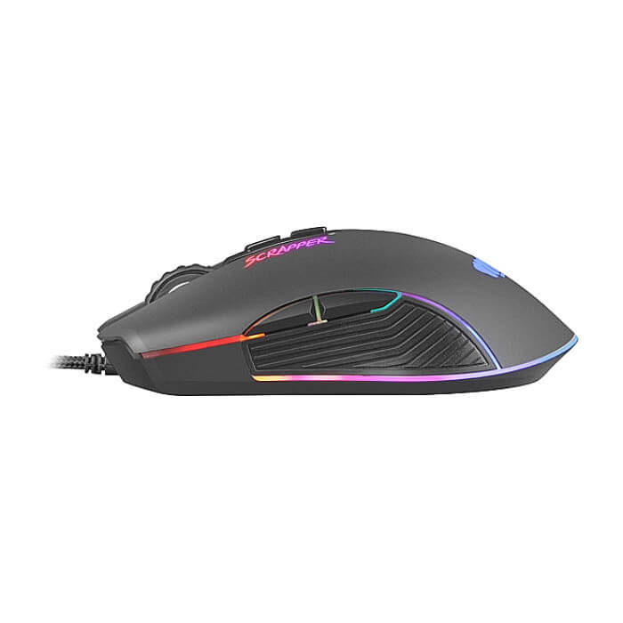 Fury Gaming Mouse Scrapper 6400DPI Optical With Software RGB Backlight (тъмнейл - 5)