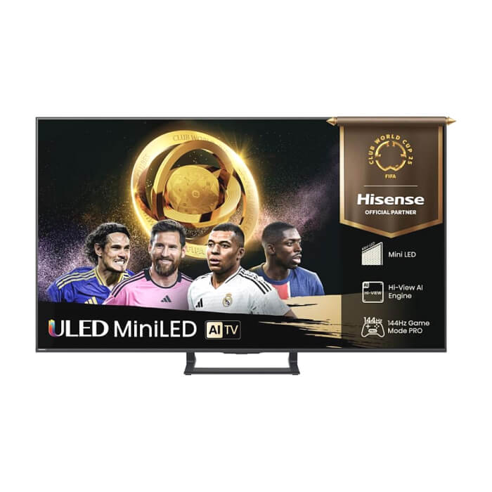 Hisense 50" E8Q, 4K Ultra HD 3840x2160, ULED, Quantum Dot,144 Hz,HDR 10+, HLG, Dolby Vision, DTS Virtual X, Smart TV, WiFi, Light Sensor, BT, Anyview Cast, 4xHDMI, 2xUSB, LAN, CI+, DVB-T2/C/S2, Singale Stand, Black ID 89922